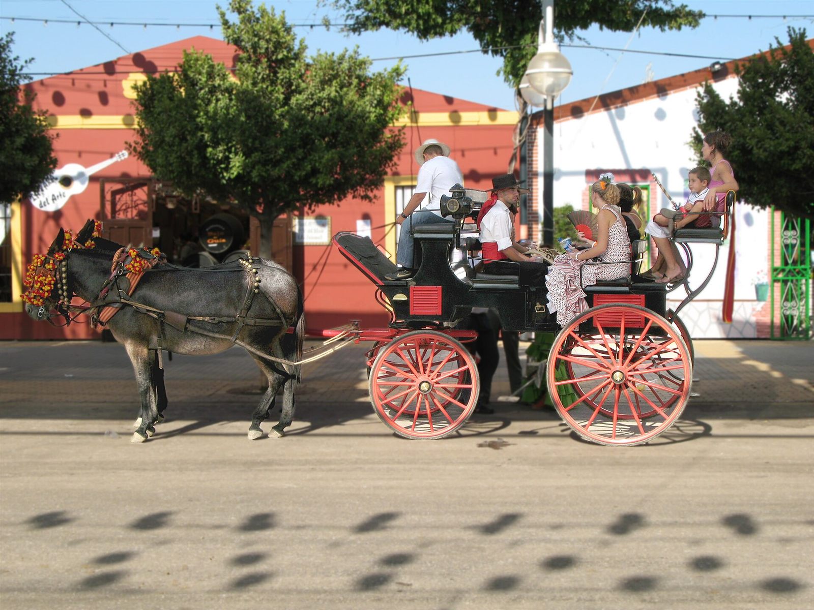 Feria Málaga arrival
